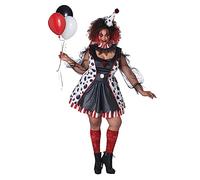 Déguisement Clown Psycho Robe Grande Taille Femme - Taille: Xxl (46/48) Multicolore