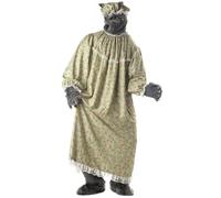 California Costumes Déguisement mère-grand loup adulte - Argenté - Taille unique