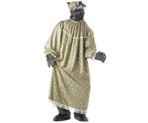 California Costumes Déguisement mère-grand loup adulte - Argenté - Taille Unique
