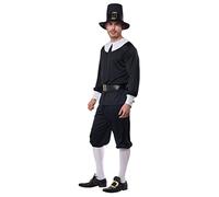 California Costumes Déguisement pèlerin luxe homme - Noir - XL