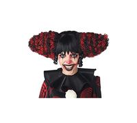 California Costumes Funhouse Clown Black and Red Wig Standard