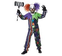 California Costumes Funhouse Costume de clown Fiend pour garçon Taille XL