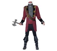 California Costumes Men's Sleepy Hollow Headless Horseman Costume, Red/Gray, Medium