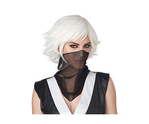 CALIFORNIA COSTUMES Perruque Courte Cosplay Blanche Adulte - Blanc - Taille Unique