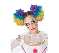 California Costumes Rainbow Puffs Perruque clown standard