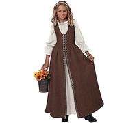 California Costumes Renaissance Faire Robe Costume Enfant (Marron), M