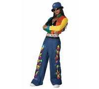 Déguisement Hip Hop Années 90 Femme - Taille: L (42/44) Multicolore