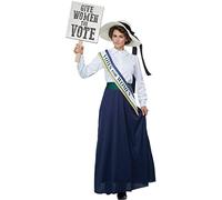 California Costumes Women's American Suffragette Fancy Dress Costume X-Large