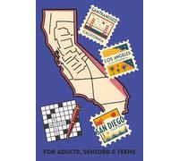 California Crossword Puzzle: Crossword Puzzle is easy to Read Print about Beaches, Landmarks, and Cities and More| 6x9 inches, 120 pages| 50+ Puzzles…Gift for Vacations, Holiday, and Relaxation.