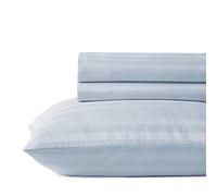 California Design Den - feuilles de lit Twin Taille Soft 100% Feuilles de refroidissement en coton Pouilles profondes Elastic 500 Nombre de fil 3