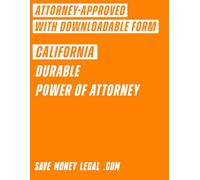 California Durable Power of Attorney (Save Money Legal)