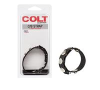 California Exotic Novelties Colt Strap Cuir 5 Snap Ajustable