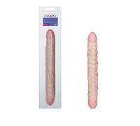 California Exotic Novelties Double Pénis avec Veines Ivory Duo 12"