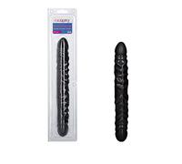 DOUBLE GODE Gode Double Black Jack 30 x 4cm Noir Calexotics