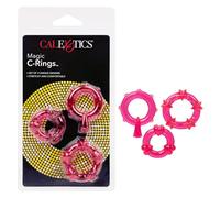 California Exotic Novelties Magic C-rings Anneau Rouge