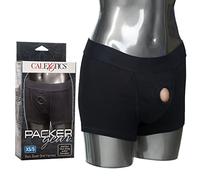 California Exotic Novelties Packer Gear Noir Boxer Harnet Slip Attacher XS/S