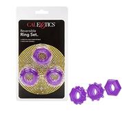 California Exotic Novelties Reversible Ring Set Anneau de Pénis Pourpre