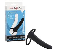 Gode ceinture Love Rider Dual Penetrator Noir