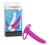 California Exotic Novelties Silicone Love Rider Double Pénétration Rose
