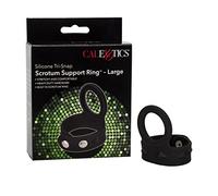 California Exotic Novelties Tri-snap Scrotum Support Anneau de Pénis Ring Taille L
