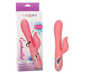 California Exotic Vibromasseur Rabbit Silicone Rechargeable Enchanted Ticler Rose