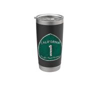 CALIFORNIA HIGHWAY 1 UNE COTE DU PACIFIQUE Gobelet isotherme en acier inoxydable double paroi