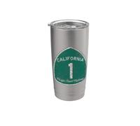 CALIFORNIA HIGHWAY 1 UNE COTE DU PACIFIQUE Gobelet isotherme en acier inoxydable double paroi