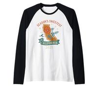 California Holiday Shirt Season's Sweetest Flowers 2025 Manche Raglan