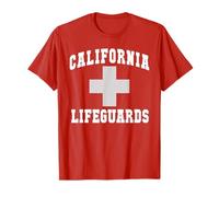 CALIFORNIA LIFEGUARDS Hors Duty Croisière Natation Plongée T-Shirt