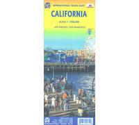 California - los angeles san francisco - waterproof - Scale 1 : 1 000 000 - Collectif - Itm Publishing - Atlas / carte