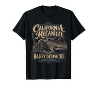 California Mecánico Lowrider Car Mechanic Art T-Shirt