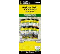 California National Parks [Map Pack Bundle] (National Geographic Trails Illustrated Map)