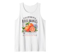California Navel Oranges Vintage Fruit Distressed Retro Débardeur