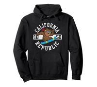 California Republic Bear Snowboarder Snowboard Sweat à Capuche