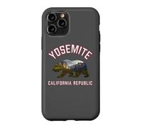 California Republic Bear Yosemite Valley National Park Flag Coque pour iPhone 11 Pro