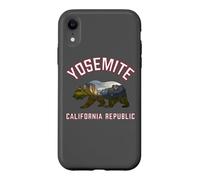 California Republic Bear Yosemite Valley National Park Flag Coque pour iPhone XR