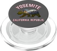 California Republic Bear Yosemite Valley National Park Flag PopSockets PopGrip pour MagSafe
