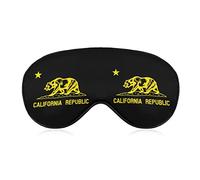 California Republic Funny Sleep Masque pour les yeux Doux Bandeau pour les yeux avec sangle réglable Night Eyeshade pour hommes femmes