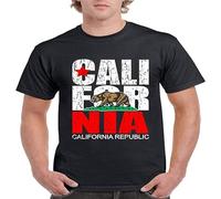 California Republic Most Popular Cali O-Neck 100% Cotton Short Sleeve Unisex T-Shirt S