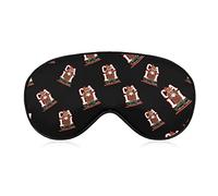 California Republic Sleeping Blindfold Mask Cute Eye Shade Cover avec sangle réglable pour femmes hommes nuit