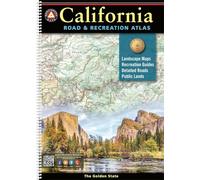 California Road and Recreation Atlas 2026 | Benchmark Maps
