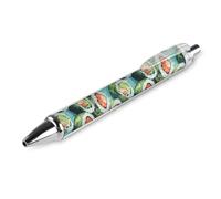 California Roll Stylo à bille rétractable Pointe fine 0,5 Corps rond flexible pour un confort d'écriture 1 pièce AS PIC 9