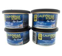 California Scents 7021 Lot de 4 désodorisants pour voiture