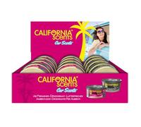 California Scents, Boite de Parfum Voiture, Lot de 12 Désodorisants Voiture Parfum Assortis, Accessoire de Voiture Pour Éliminer les Odeurs, Senteur Longue Durée et Ajustable