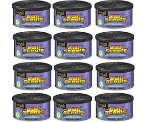 California Scents Car Scents Lot de 12 désodorisants Parfum vanille Monterey 42,5 g