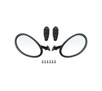 California Style Gauche et Droite Voiture Classique RéTro Porte Aile RéTroviseur RéTroviseur Vintage Mat Universel Noir