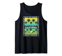 California Summer vibes Wave sunshine, Take me to the beach Débardeur
