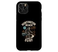 California Surf Huntington Beach Surf Retro Mens Surfs Up Coque pour iPhone 11 Pro