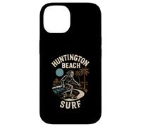 California Surf Huntington Beach Surf Retro Mens Surfs Up Coque pour iPhone 14