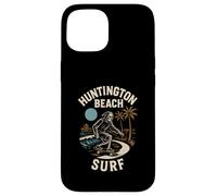 California Surf Huntington Beach Surf Retro Mens Surfs Up Coque pour iPhone 15